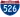 Straßenschild der I-526