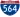 Straßenschild der I-564