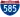 Straßenschild der I-585