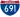 Straßenschild der I-691