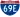 Straßenschild der I-69E