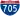 Straßenschild der I-705
