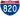 Straßenschild der I-820
