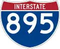 Dreistellige Nummerntafel an Interstate Highways.