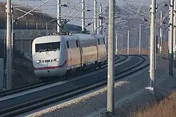 ICE&nbsp;S auf der SFS Nürnberg–Ingolstadt bei Stammham