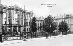 Das Landeshaus, Sitz der Provinz Ostpreußen