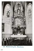 Innenraum der Adalbertkapelle, Blick auf den Altar (um 1908)