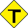 W-003-L Vorfahrt (T-Kreuzung (Typ 1) – links)
