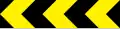 W-063-L Richtungstafel (drei) – links
