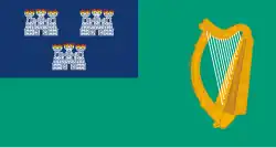 Flagge der Stadt Dublin