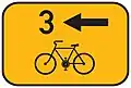 IS-21b Richtungsanzeige für Radfahrer