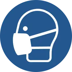 Gebotszeichen M016: Maske benutzen