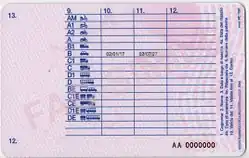 IT licence (back)