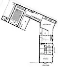 Grundriss mit angebautem Ibach-Saal