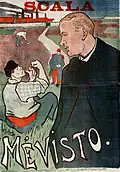 Auftritt des Sängers Jules Mévisto in der Scala (1892)
