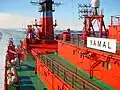 Aufbauten der Yamal