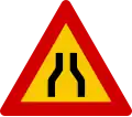 A14.11 Verengte Fahrbahn
