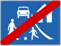 D14.21 Ende eines verkehrsberuhigten Bereichs