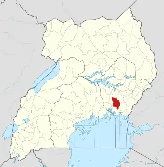 Lage von Iganga