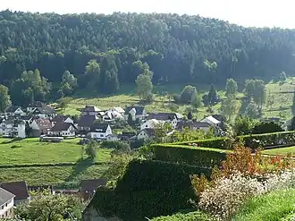 Bierenberg im Hintergrund, im Vordergrund Iggelbach