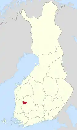 Lage von Ikaalinen in Finnland