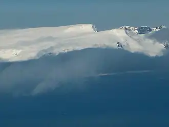 Blick vom Miziya Peak auf der Livingston-Insel zum Ilinden Peak