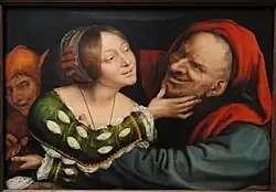 Quentin Massys, Das ungleiche Paar, ca. 1520–1525