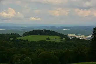 Blick vom Ilmenberg auf die Rother Kuppe