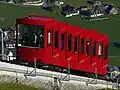 Waggon bei der Einfahrt in die Bergstation (2025)