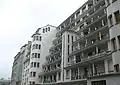 Paris 18°, Rue des Amiraux: Mietshaus mit Schwimmbad (1916–1927)
