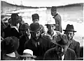 Jüdische Einwanderer und Zollbeamte in Jaffa (1921–1923)