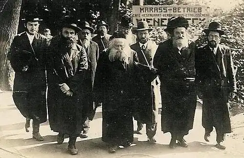 Avraham Mordechai Alter in Wien.