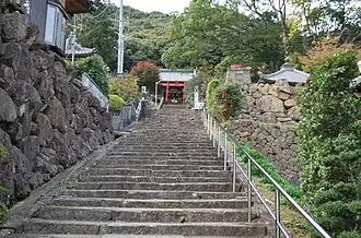 Treppe zum Tempel