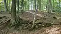 Zugang über den inneren Graben
