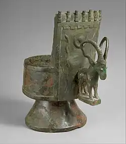 Räuchergefäß (vorislamisches Südarabien); Ca. Mitte des 1. Jahrtausends v. Chr.; Metropolitan Museum of Art