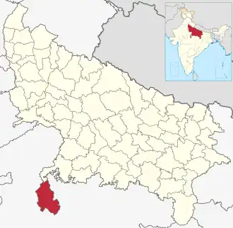Lage des Lalitpur-Distrikts