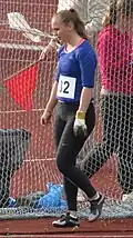 Inga Linna erzielte 66,53&nbsp;m, was nicht für die Finalteilnahme&nbsp;reichte