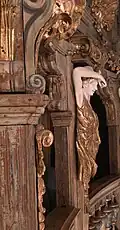 Karyatide oberhalb der Fürstenloge