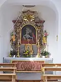 Inneres der Maria-Hilf-Kapelle
