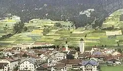 Landesschützenkaserne in Innichen (Gebäude 2015 noch existent) Koordinate 46°&nbsp;44′&nbsp;9″&nbsp;N, 12°&nbsp;16′&nbsp;46″&nbsp;O46.73583333333312.279444444444