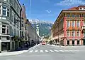 Blick von der Triumphpforte nach Norden