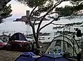 Insel vom Campingplatz gesehen