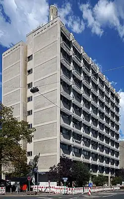Ehemaliges Firmengelände, jetzt Matheturm (2018)