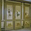 Bemalte Alkoventüren, Nachnutzung in einem Café in Roosendaal, 1999