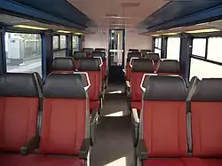 Interieur DDM-1, erste Klasse unten