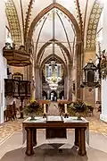 Blick vom Chor zur Orgel
