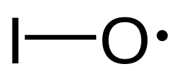 Struktur von Iodmonoxid