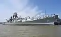 USS Iowa aufgelegt in der Mothball Fleet in Suisun bay, San Francisco, in 2006