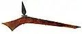 „Gunstock War Club“ (Gewehrschaft-Keule) des Iowa-Stammes, Nebraska, ca. 1800–1850