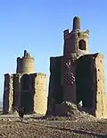 Ruinen von Taubentürmen nahe Isfahan, Iran.